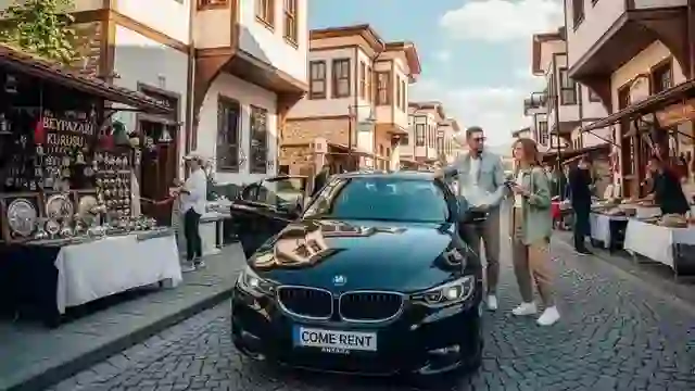 A tour of the historical streets of Ankara Castle and Hamamönü with a rental car from Come Rent.