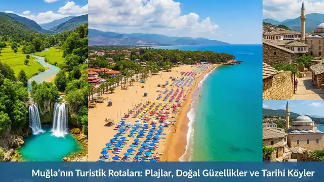 Muğla'nın turistik rotaları Plajlar, doğal güzellikler ve tarihi köyler