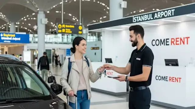 İstanbul Havalimanı'nda Come Rent ile güvenli ve konforlu yolculuk deneyimi.