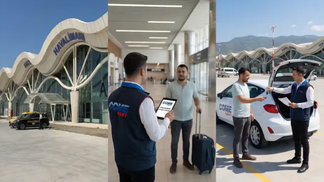 Hatay Havalimanı'nda araç teslim süreci adımları ve kısa kontrol
